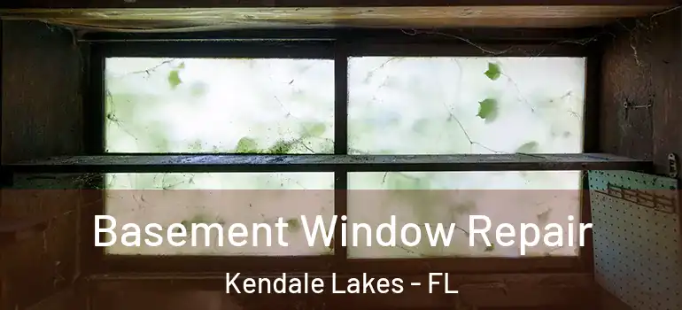  Basement Window Repair Kendale Lakes - FL