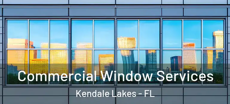 Commercial Window Services Kendale Lakes - FL