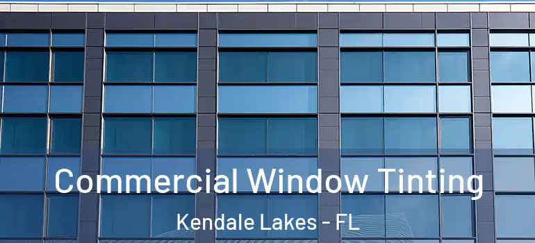  Commercial Window Tinting Kendale Lakes - FL