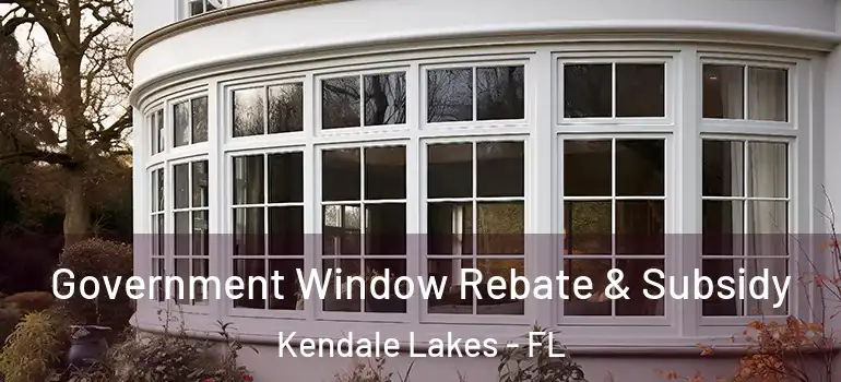  Government Window Rebate & Subsidy Kendale Lakes - FL