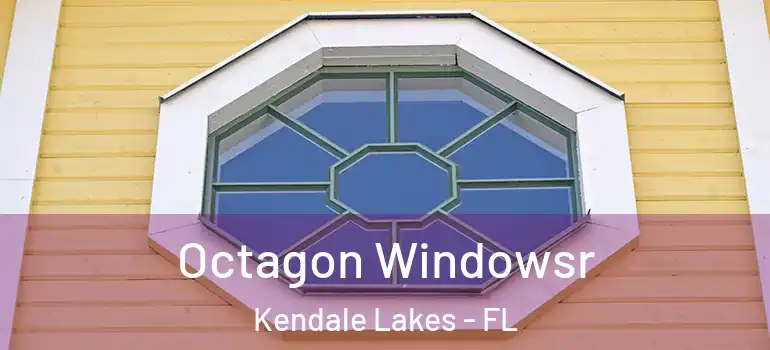  Octagon Windowsr Kendale Lakes - FL