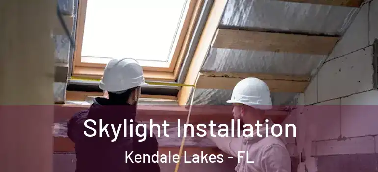  Skylight Installation Kendale Lakes - FL